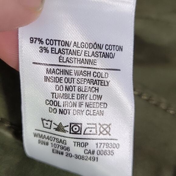 Hudson Nico Super Skinny Jeans Olive Green Womens Size 32 - Picture 13 of 13